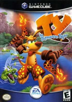 TY the Tasmanian Tiger box cover front